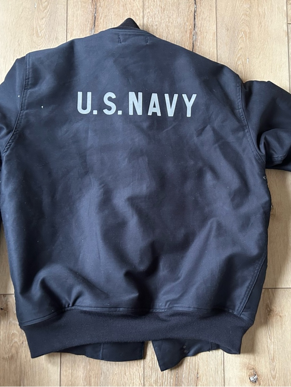 Men's US Navy Deck Hook Jacket - LG - Picture 2 of 2